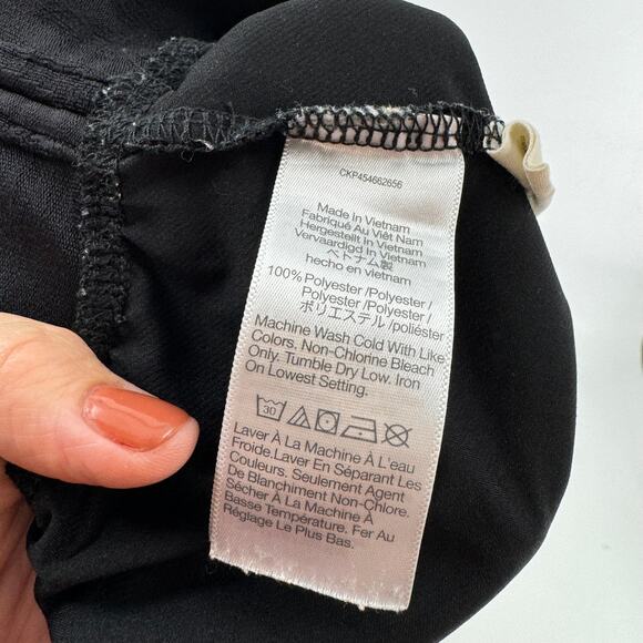 Madewell MWL Allways Pull-On Shorts Black Relaxed Fit Elastic Waist Size XXL - Picture 8 of 9